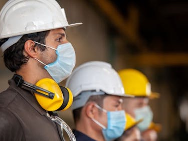 Manufacturing Covid face masks
