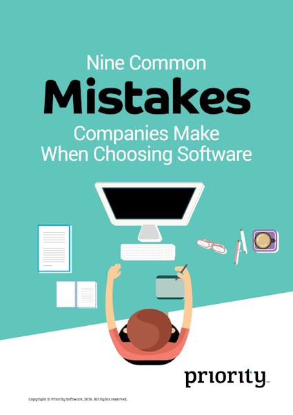Priority Software ERP White Paper - Nine Common Mistakes Companies Make When Choosing Software