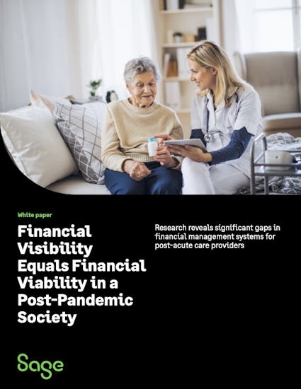 Sage Intacct White Paper - Financial Visibility Equals Financial Viability
