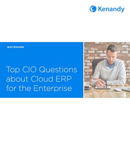 Kenandy ERP White Paper - Top CIO Questions About Cloud ERP for the Enterprise