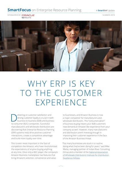 NetSuite ERP White Paper - Why ERP is the Key to Customer Experience